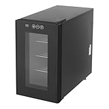 Reptilien-Ei-Inkubator 23L Brutapparat 10-40°C Brutmaschine LED-Display Inkubatoren Brutautomat Labor Kühlung Heizung 220V für Bruteier Schwarz Brutschrank