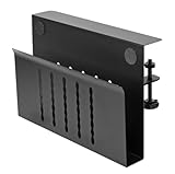 UNTERING Aluminium-Schreibtisch-Seiten-Laptophalterung, wärmeableitend für bessere Computer, Büroorganisation, einfache Installation, Büroorganisation