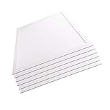 LED Panel, Deckenleuchte Büro, Rasterleuchte 62x62 cm, 36 W | 3600 lm | mit Netzteilen | ENEC | LED Bürolampen für Rasterdecken (4000K (neutralweiß), 6er Pack)