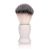 Rasierpinsel für Herren, Seifencreme, Barbier-Rasierpinsel-Set, reichhaltiger Schaumstoff-Rasierer, Haar-Geschenk, weißer eleganter Harzgriff, männliche Fellpflege, Friseure und Salon, mit Werkzeug