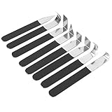 Baxnore 8-teiliges Ton-Bildhauer-Werkzeug-Set, Stahl-Ton-Modellierbesatz, Trimmmesser, Töpfer-Ton-Skulptur-Schnitzwerkzeuge, Keramik-Werkzeug für Ton-Töpfer-Skulptur