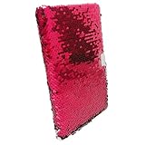 Healeved Wendepailletten Notizbuch mit Schloss und Schlüssel für Mädchen Interaktives Tagebuch für Kreatives Schreibbuch für Schule und Geschenk