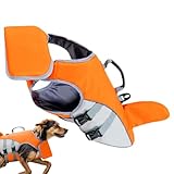 Haustier-Schwimmweste | Hundeschwimmweste mit Griff – Tier-offenes Wasser-Training, schwimmende Jacke, Werkzeug für See, Meer, Teich, Pool, Strand, Bootfahren, Kajakfahren