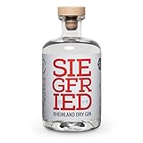 Siegfried Rheinland Dry Gin | Weltweit ausgezeichneter Premium Gin | Micro-batch Gin mit 18 Botanicals | Regionalität und Weltklasse | 41% | 500ML