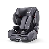 Kindersitz Tian Pro, (9-36kg), Komfort und Sicherheit, Universeller Einbau, Gruppe 1-2-3, Seatfix Konnektoren Gruppe 2-3 (optionale Verwendung), Ruheposition, Core Simply Grey, Grau