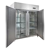 GastroHero ECO 1300 GN 2/1 Monoblock Gastronomie Kühlschrank Gastronomiebedarf, 1350 Liter, Großvolumiger freistehender Gewerbekühlschrank, Energiesparend, Robuste Bauweise