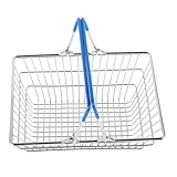 ERINGOGO Mini Einkaufswagen für Metall Eleganter Miniaturkorb zur Aufbewahrung Dekoration Multifunktionales Design für Rollenspiele und Zuhause