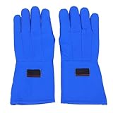 LICAEVEY Kryo-Handschuhe, Wasserdichte LN2-Flüssigstickstoff-Handschuhe, -260℃ / -436℉ oder Mehr Frostschutzhandschuhe für den Umgang mit Trockeneis, Futter aus Polyester-Baumwolle und