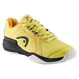 HEAD Unisex Kinder Sprint 3.5 Junior Tennisschuhe, Banana Schwarz, 37 EU