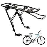 Fahrradgepäckträger, Gepäckträger Mountainbike, Justerbar cykelpakethållare med 80 kg kapacitet ouring Gepäckträger Passend, Fahrrad Gepäckträger Mountainbike, Nicht-Scheibenbremse-