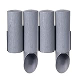 Cellfast Standard Gartenpalisade Rasenkante Palisade Beetumrandung (6,9m, Graphit)