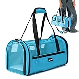 Apexify Tragetasche für Hunde, Katzen, weiche Tragetasche für Katzen und kleine Hunde, Reisetasche, Kätzchen- und Welpen-Tragetasche, Fluggesellschaftsgenehmigt, TSA-zugelassen, Haustier-Tragetasche