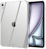 M TECH Bumper Gel Case for Apple iPad Air 11 (M3) 2025, iPad Air 27.9 cm (M2) 2024, Air 6, iPad Air 5th Gen 10.9 Inch 2022 4th Gen 20, Slim Fit, Soft Silicone Transparent Case TPU Clear Back Cover