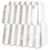 Tiwoos Klebefliesen Küche Küchenrückwand Wandfliesen Selbstklebend Klebe Fliesen 10-Stück,(30,5 x 30,5 cm)