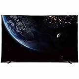 Eleeonora Tv-StaubschutzhüLle,Tv Bildschirm StaubschutzhüLle,Landschaft Tv Abdeckung,Staubdicht,Waschbar,Schutz Sonne,Für 22-80 Zoll Tv,HäNgender Desktop Gebogener Tv