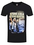 WWE Stone Cold Steve Austin Photo Compilation Herren T-Shirt Schwarz, Schwarz , XL