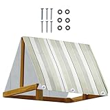 Ersatzmarkise Für Gartenschaukel, Wasserdicht 109x229 Cm Markisenplane, Zubehör Für Pavillon Und Pergola Für Garten Und Terrasse Als Sonnenschutz Für Familie Picknick Mit Freunden