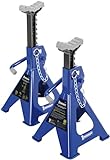 MICHELIN Unterstellbock 2 Tonnen Traglast, 2 Stück Stützböcke, Höhenverstellbar 280 mm bis 428 mm Hubhöhe Gummiauflage Zahnstange