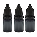 Schwarze Stempeltinte – Nachfülltinte für Briefe, Pakete, Umschläge, Zubehör