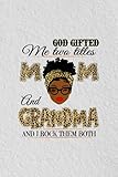 Asymmetric Graphpaper God gifted me two titles mom and grandma