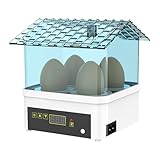 Hühnereier-Inkubator – 12 x 10 x 10 cm Abs-Hühner-Inkubator, ABS-Mini-Bruthaus-Inkubator | Manuelle Eierentwicklung | Hühner brüten Miniii-Haus für Bauernhof-Klassenzimmer-Heimexperiment