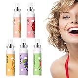 5 Stück Mundspray mit Fruchtgeschmack,Atemerfrischer,Gegen Mundgeruch Tragbares Spray,Erfrischendes Mundspray,Bekämpfen Sie Mundgeruch,Reduzieren Sie Mundtrockenheit und Sorgen Sie für Frischen Atem