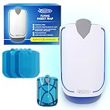 Zaperly 1 Fruchtfliegenfalle & 5 Klebekartuschen Indoor Plug In Bug Catcher UV Licht Fliegenfalle fängt Fruchtfliegen, Schnaken, Stubenfliegen, Motten und fliegende Insekten für Küche, Bad