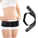 Pluvyze Ischias Gürtel,Verstellbar Orthogürtel,Ortho Gürtel Ischias,Komfortable Unterstützung,Unisex,zur Linderung von Beschwerden Im Becken,Unteren Rücken,Hüft und Leistenbereich