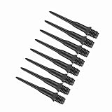 SPYMINNPOO Hochwertige 100 -pcs -Dart Nadel Softspitzen für Elektronische Darts, Bequem, um Zerbrochene Tipps zu ersetzen. (Black)