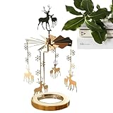 Rotierender Kerzenhalter - Drehbarer Kerzenhalter Rotary Candle Tray | Tablett Rotierender Kerzenständer Duftkerze, Thermo Rotierender Kerzenständer Restaurant, Rotierender Kerzenständer für