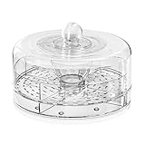 Hogvinnatil Erfrischendes Serviertablett | Garnelen-Cocktailteller | Eisobstbehälter und Aperitif für Picknick, Geburtstag, Camping