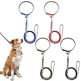 FANTESI 4 Stück Welpenhalsbänder mit Leine Set Hundehalsband und Leine Verstellbares Hundehalsband Schnellverschluss Weich Nylon Haustier Halsband für Welpen Kleine Mittlere Hunde Katzen