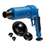 HELPMATE – Rohrreinigungspumpe – Hochdruck Abflussreiniger für Bad, Küche und WC – Effektive Verstopfungsbeseitigung – Profi Rohrreiniger Pumpe