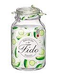 Bormioli Rocco Fido EINKOCHGLAS 3 LT. MIT BUEGELVERSCHLUSS, Glas, Durchsichtig, 3L US