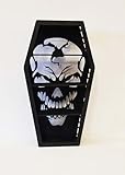 Kraftopia Uk Gothic-Sarg-Regal mit Totenkopf