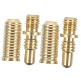 Warmhm 10 Sätze Schlägerschrauben Billard-Queue-Fall Cue -stecker Zusammenklappbar Bolzen Pool-Queue-TIPP Bremse Telefonhalter Billardzubehör Und -ausrüstung Schlüssel Zinn Golden Kupfer