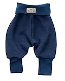 Lilano, Merino Strickhose mit Nabelbund, 100% Wolle (kbT) (Marine, 62)