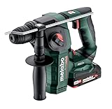 Metabo Akku-Bohrhammer BH 18 LTX BL 16 – 600324500 – 18 V – Bohrhammer mit Brushless-Motor zum Hammerbohren und Bohren – Inklusive Akku und Ladegerät