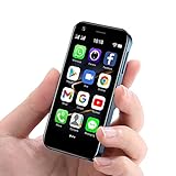 Rainbuvvy XS12 Super Mini 4G LTE Smartphone 3.0-Zoll Display 2GB/4GB RAM+16/32/64GB ROM Dual SIM 2000mAh 13MP mit Backup OTG Kleines Android Handy (blau, 4+64GB)