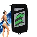 fanelod Surfbrett-Flossen-Etui, Aufbewahrungstasche für Surfflossen, Aufbewahrungs-Organizer, tragbare Tragetasche, Surfflossen-Tasche, wasserdichte Tasche für Surfen, Wassersport