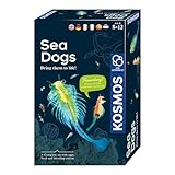KOSMOS 616779 Sea Dogs - Urzeitkrebse selbst züchten, Experimentier Set für Kinder ab 8 Jahre, Komplett-Set für Einsteiger, mit mehrsprachiger Anleitung (DE, EN, FR, IT, ES, NL), 21 x 13 x 5.5 cm