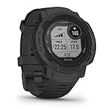 Garmin Instinct 2 Solar – GPS-Smartwatch mit unendlicher Akkulaufzeit im Smartwatch-Modus, über 40 Sport-Apps, Smart Notifications, Garmin Pay, Trainingszustand, Fitnessalter, Schlafanalyse uvm