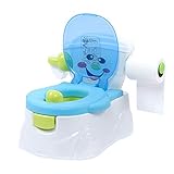 Kinder töpfchen - Lern Toilette mit Rückenlehne - Babytoilette - 36x42x30cm - Bequem, rutschfest, spritzwassergeschützt und geruchshemmend - Einfaches Entleeren mit abnehmbarem Topf
