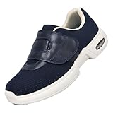 CVFOMBN Verbandsschuhe Diabetiker Schuhe Herren,Orthopädische Extra Turnschuhe Sneaker Walkingschuhe Atmungsaktiv rutschfest Wasserdicht Trekkingschuhe Outdoor.Blue,40