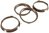 4x Zentrierringe 70,4 x 66,6/70.4 auf 66.6 Dunkelbraun kompatibel mit Rondell