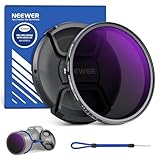 NEEWER 82mm ND2-400 (1-9 Stop) Variabler ND Filter mit Objektivdeckel Trageband Reinigungstuch präziser Einstellung der Neutraldichte Graufilter Fingerabdruck Kratzfest mehrschichtiges optisches Glas