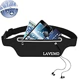 LAVUMO Sport Hüfttasche Lauftasche Handy Jogging Laufgürtel Damen Herren Bauchtasche Belt für iPhone 16 Pro Max Plus 15 14 13 Samsung S25 S24 Ultra Huawei Smartphone unter 7,0' Joggen Gürtel