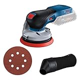Bosch Professional 18V System Akku Exzenterschleifer GEX 18V-125 (inkl. Schleifteller (125mm), 1x Schleifpapier, Staubbeutel, ohne Akku/Ladegerät)