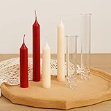 Tuzsocr Kerzengießform, 2PCS Kerzenform Für Die Kirche Weihnachten Abendessen Bei Kerzenlicht Valentinstag Heimtextilien