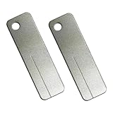 Operitacx 2 Stück Diamant-schleifstein -werkzeug Rechteckiger Schleifstein Fräser Schleifwerkzeug Outdoor-schärfstein Tragbare Schleifsteine Cutter Schleifspitzer Silver